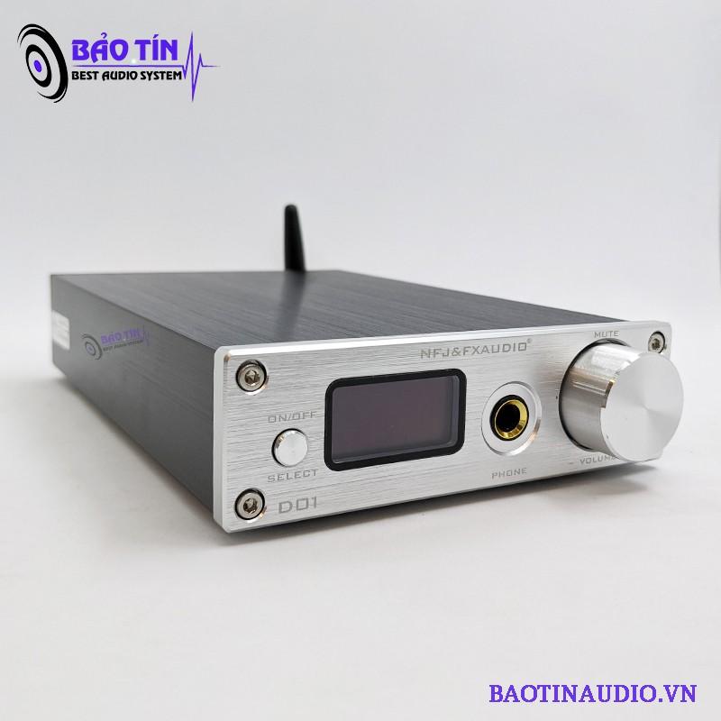 DAC FX D01 Giải mã 32Bit/768khz Chơi DSD 512 Tặng kèm Dây quang USA 2M