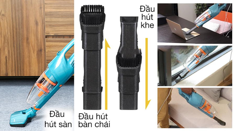 Máy Hút Bụi DEERMA DX900 Lõi Lọc Thép Thích Hợp Hút Bụi Hạt To- Hàng nhập khẩu