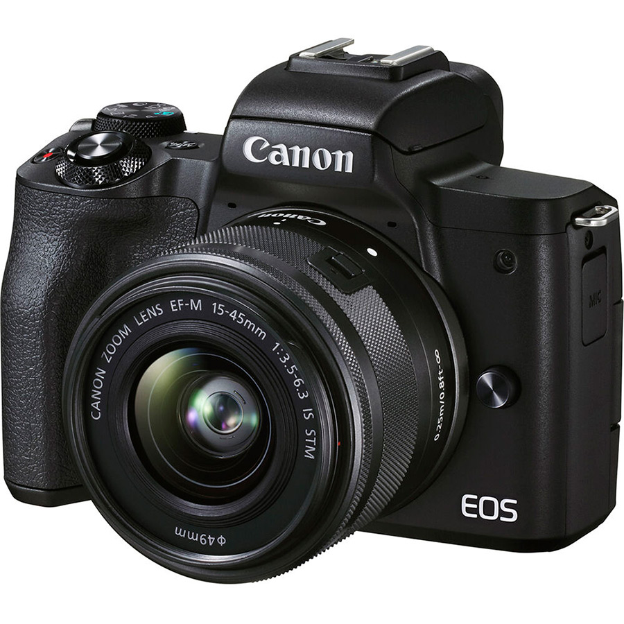 Canon EOS M50 Mark II + 15-45mm Black (Chính Hãng)