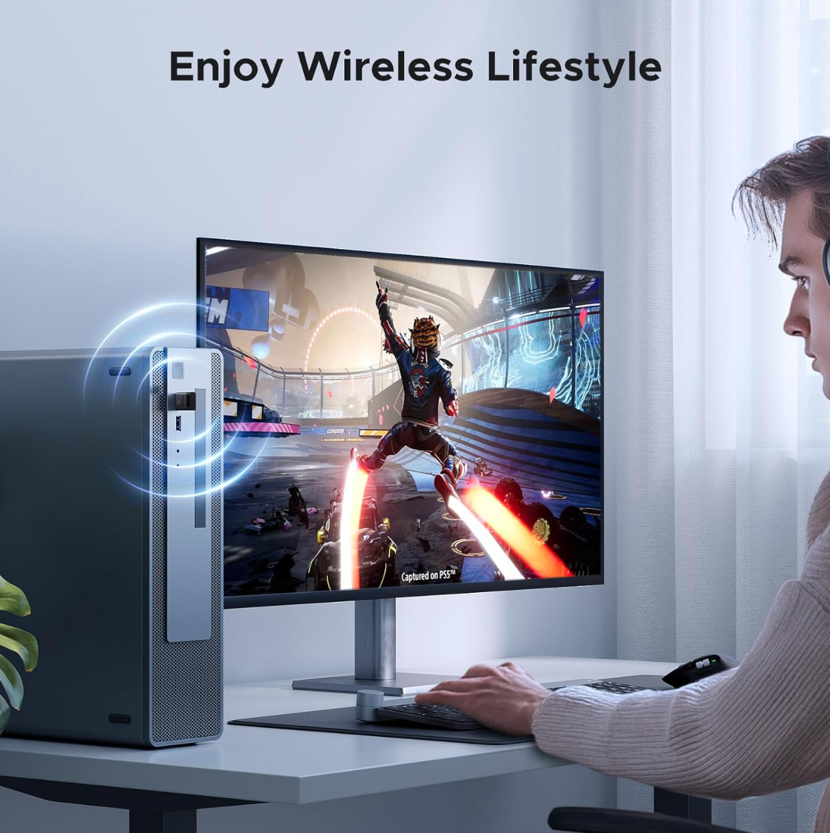USB Bluetooth 6.0 Ugreen 75073 Hỗ Trợ EDR & BLE, Cắm Là Dùng (Plug & Play) Trên Windows 11/10/8.1 – Tương Thích Tai Nghe, Bàn Phím, Chuột, Loa, Máy In- Hàng Chính Hãng