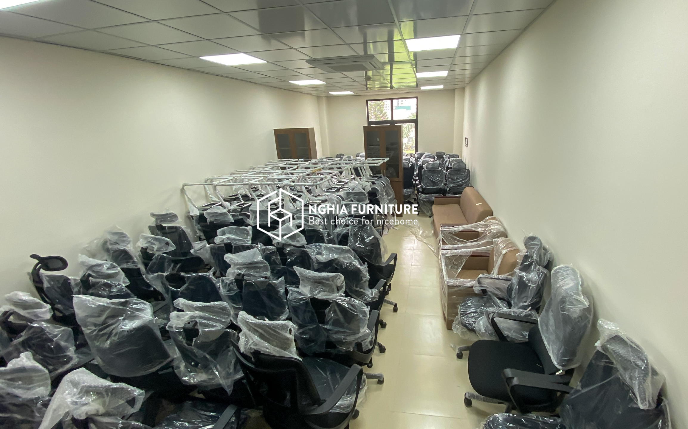 Ghế văn phòng Công thái học Nghia furniture NIKO, Nâng hạ, ngả ghế, nệm chống lún, bảo hành 3 năm