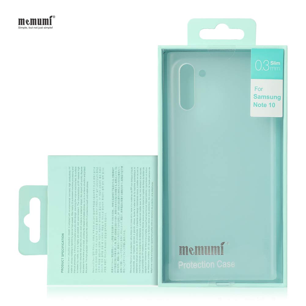Ốp lưng Memumi siêu mỏng 0.3 mm cho Samsung Galaxy Note 10- Hàng nhập khẩu