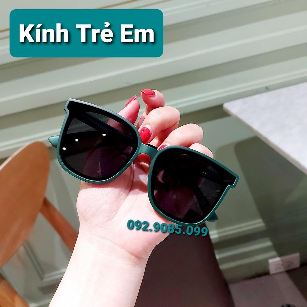 Kính râm cho bé 2t-10t, mắt gọng vuông dễ đeo, cool ngầu V0008