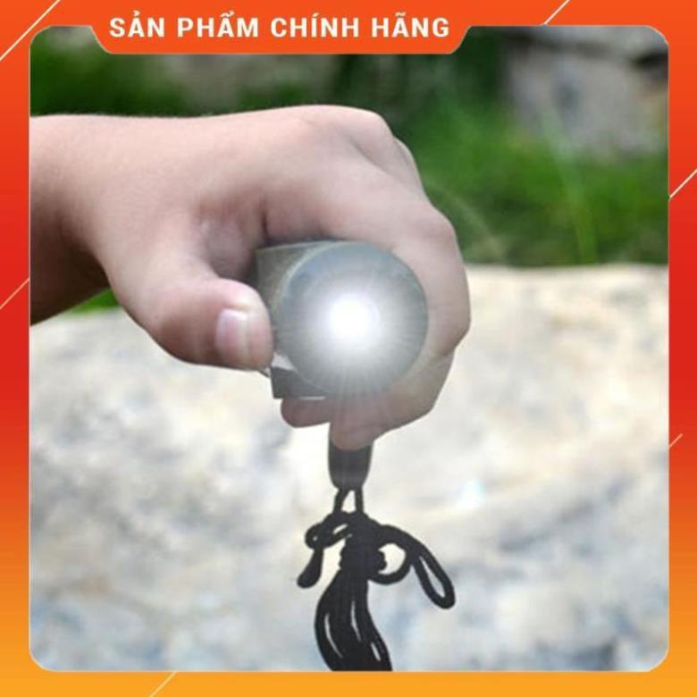 Móc khóa la bàn nhiệt kế còi thổi 6 chức năng tặng khăn đa năng đi phượt 206627206311