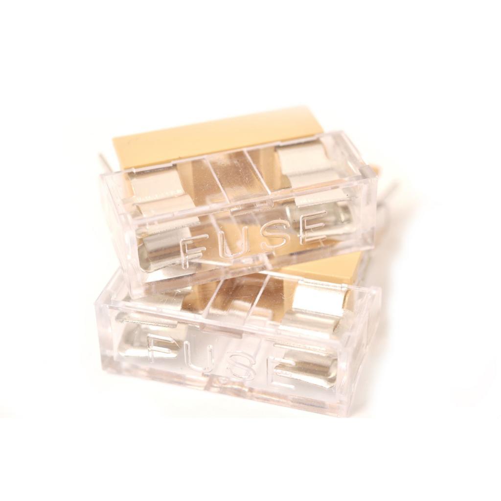 2x10 Pieces Panel Mount PCB Fuse Holder with Cover for 5x20mm Fuse 250V 6A