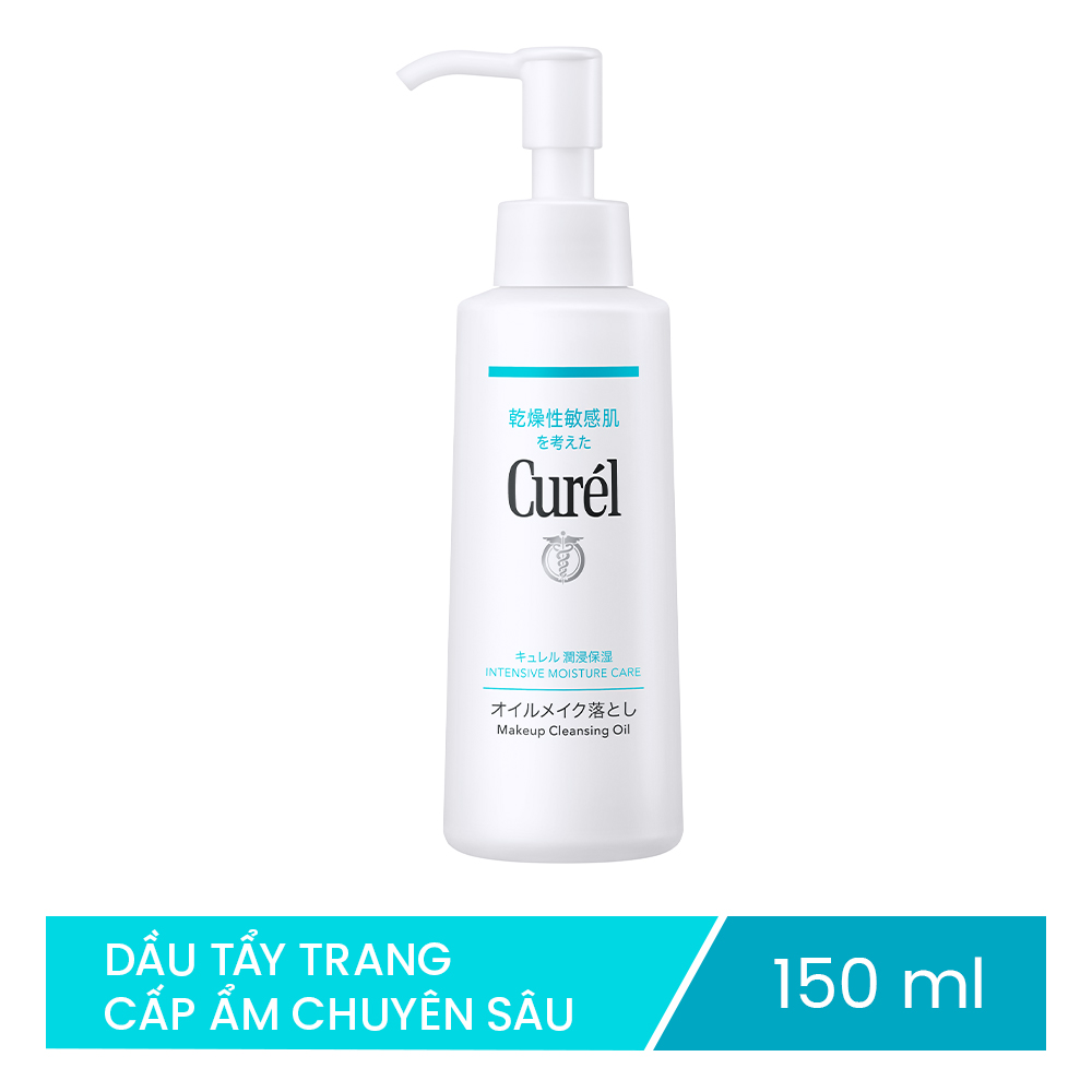 Curél Dầu Tẩy Trang Cấp Ẩm Chuyên Sâu Curél Intensive Moisture Care Makeup Cleansing Oil 150ml