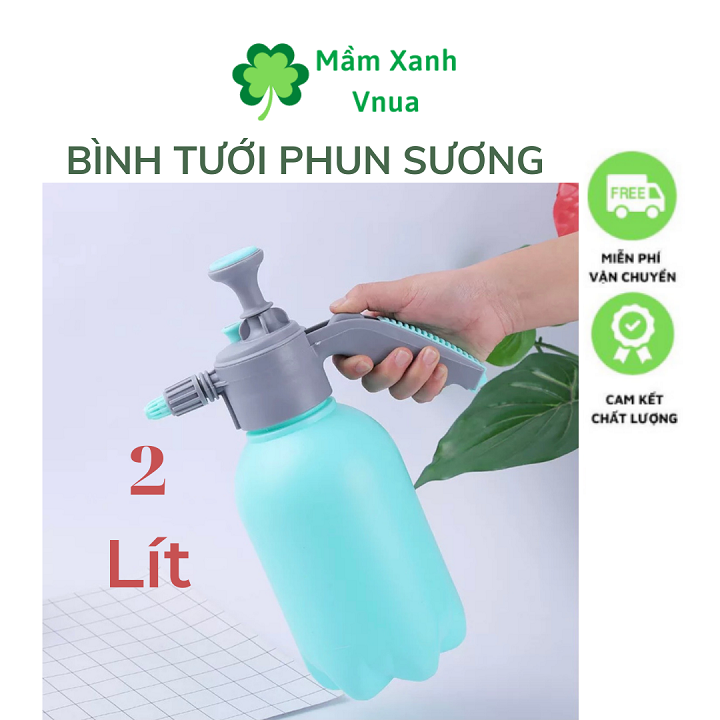 Bình Xịt Tưới Cây - 2 Lít VA2020 , Phun Sương Tưới Cây Cảnh, Màu Xanh