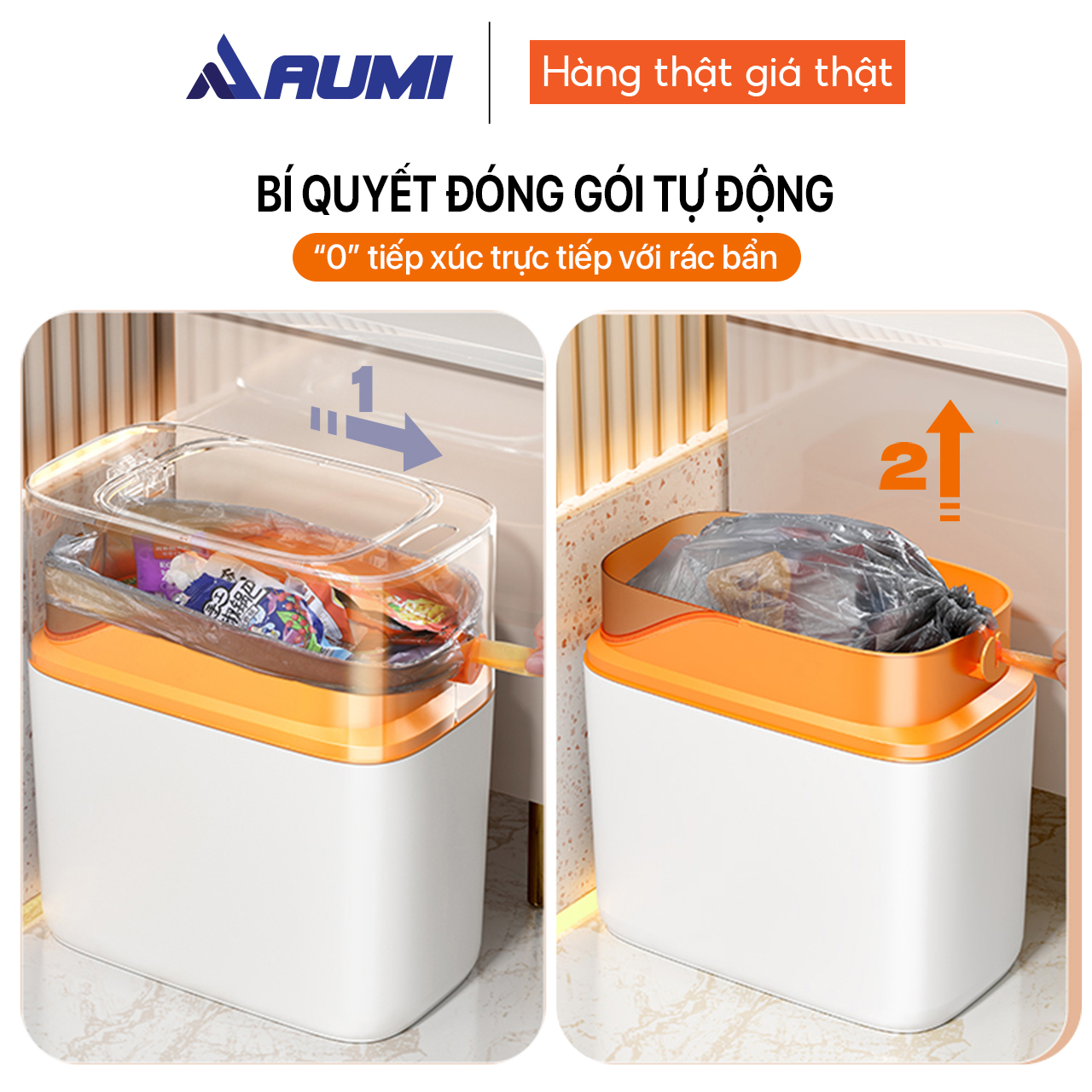 Thùng rác cảm ứng tự động JOYBOS CFY13 - Dung tích 13L