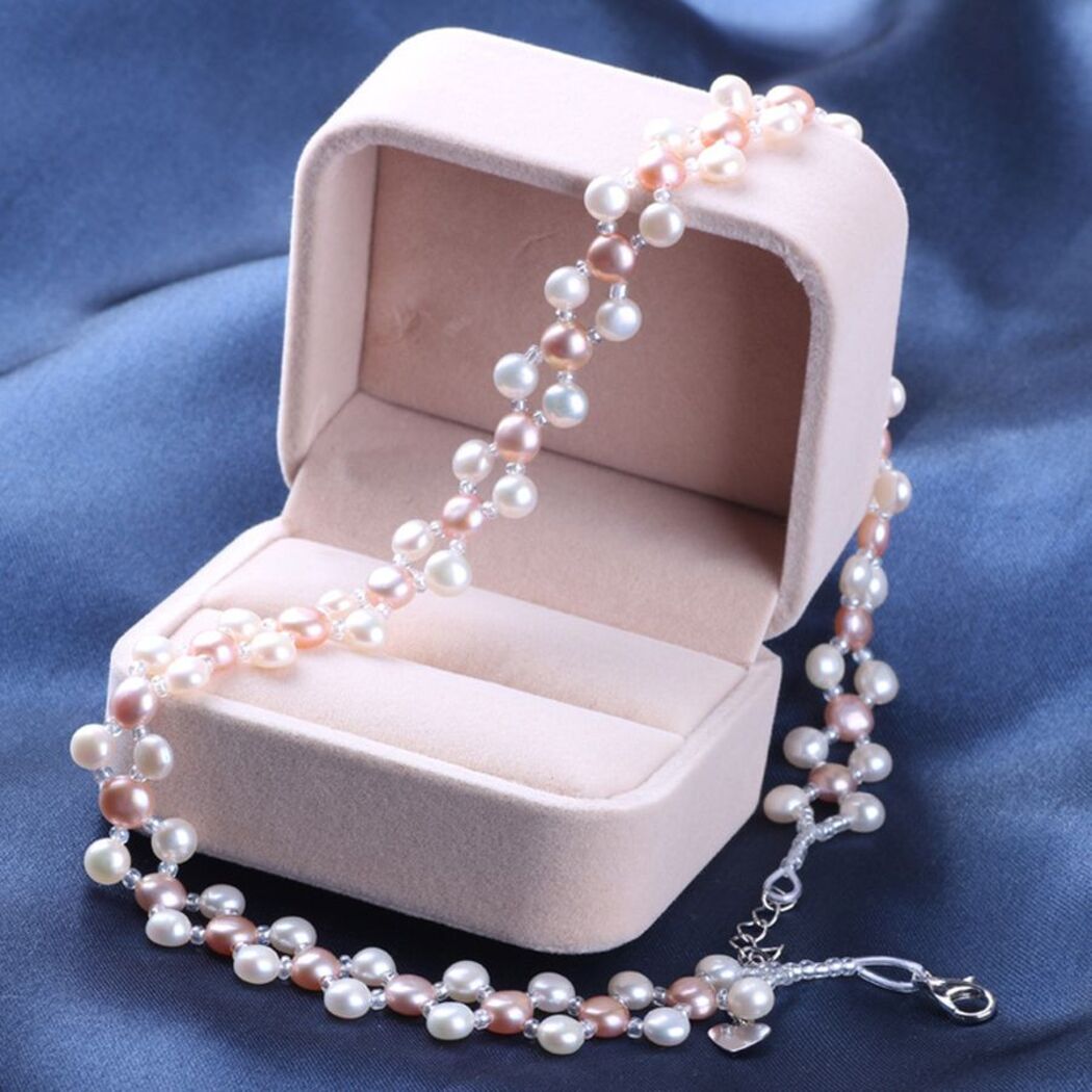 Bộ Trang Sức Ngọc Trai Nước Ngọt Thiên Nhiên Cao Cấp - Tết Kiểu Dây - Trang Sức Cô Tấm - ATTIS PEARL - CTJ3010