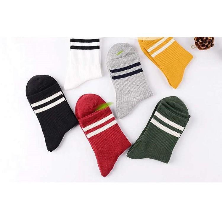 Combo 2 Đôi Tất Nữ Kẻ Sọc đơn giản, thông dụng ~~ ~~ ~~