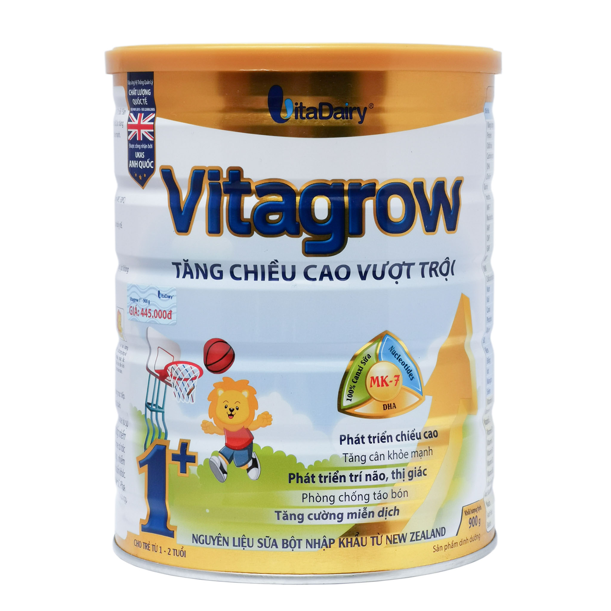 Sữa Bột Vitadairy Vitagrow 1+ (900g)
