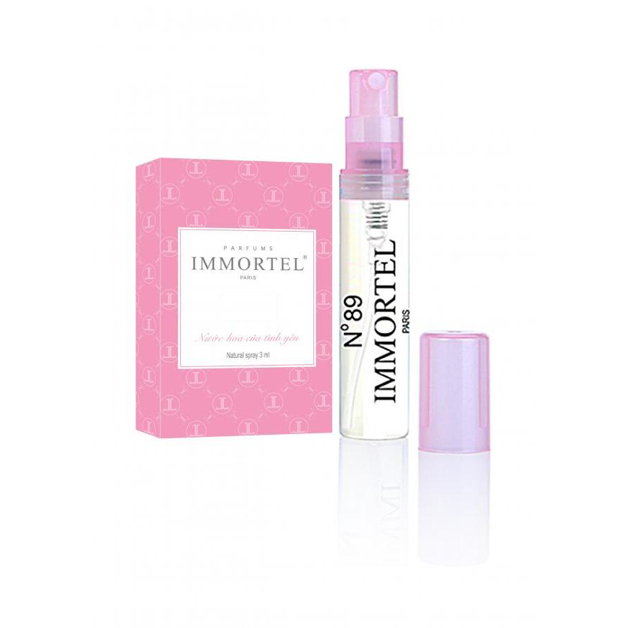 Nước hoa nữ IMMORTEL No89 Eau De Parfum 3ml