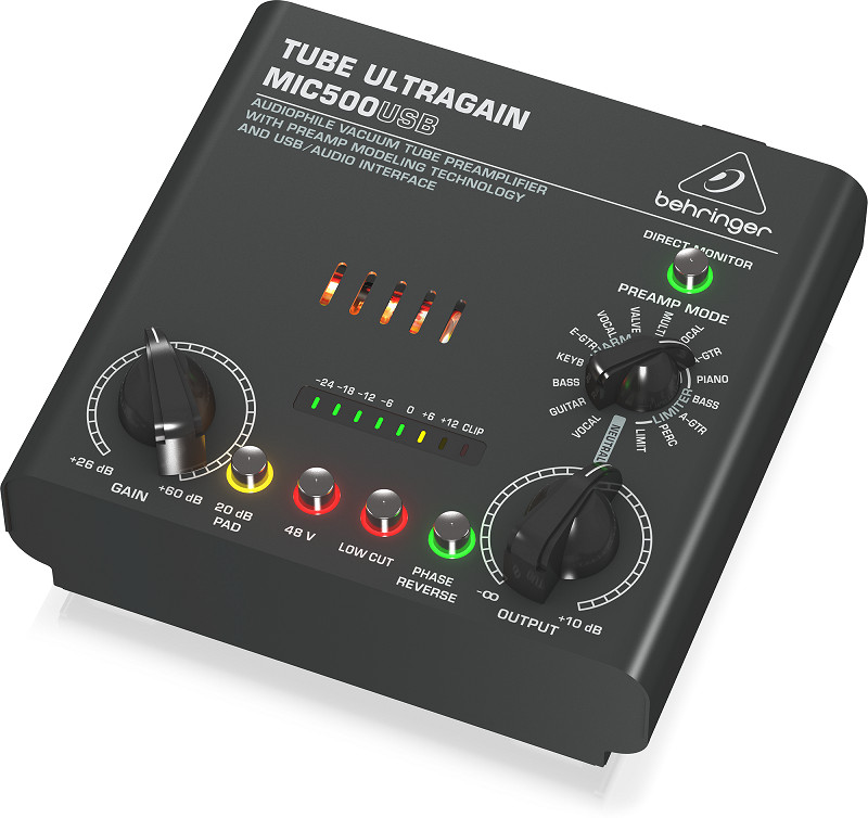 Hình ảnh Signal Processors Behringer MIC500USB- Microphone Preamplifiers- Hàng chính hãng