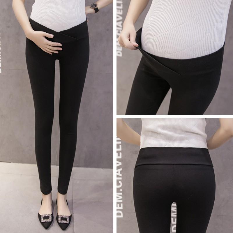 Quần legging bầu cạp chéo