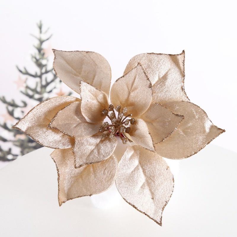 Hoa giả lấp lánh trang trí giáng sinh