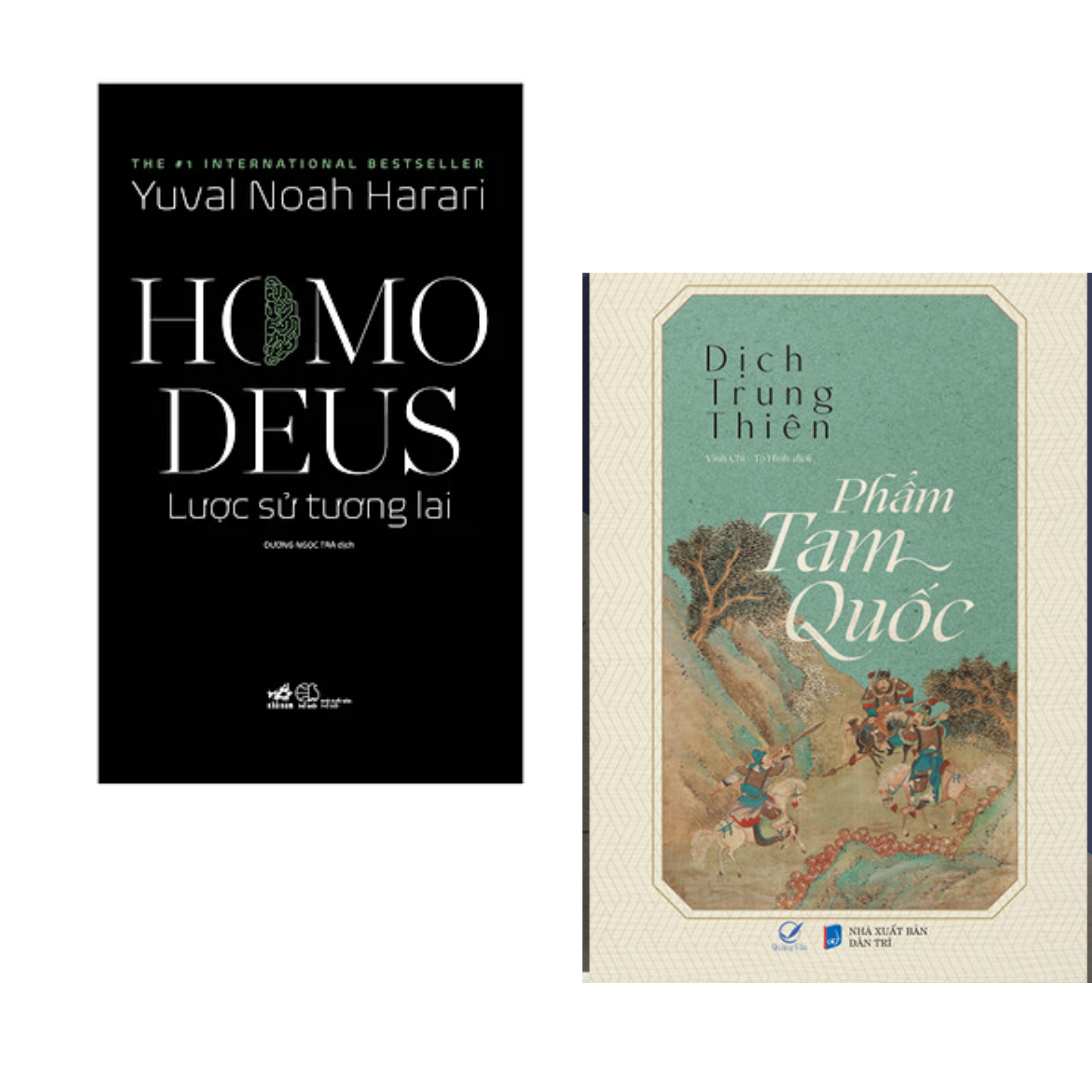 Combo 2 cuốn sách : Homo Deus - Lược Sử Tương Lai + Phẩm Tam Quốc