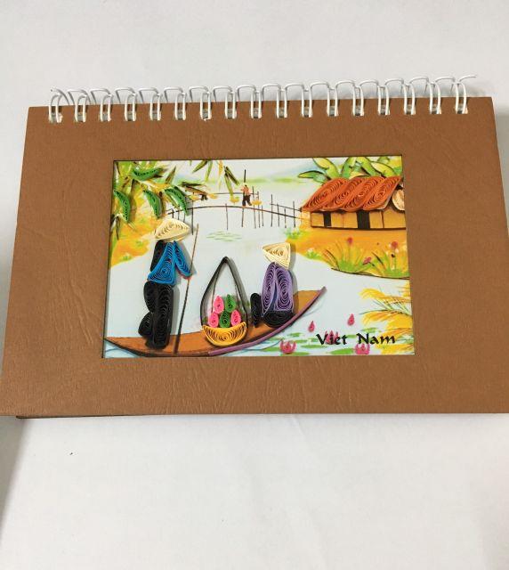 Sổ lưu niệm giấy xoắn độc đáo