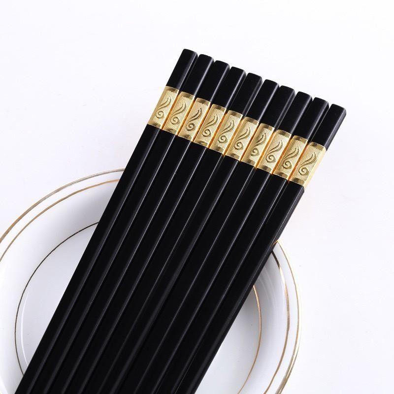 Đũa hợp kim mạ vàng hàng đẹp loại 1