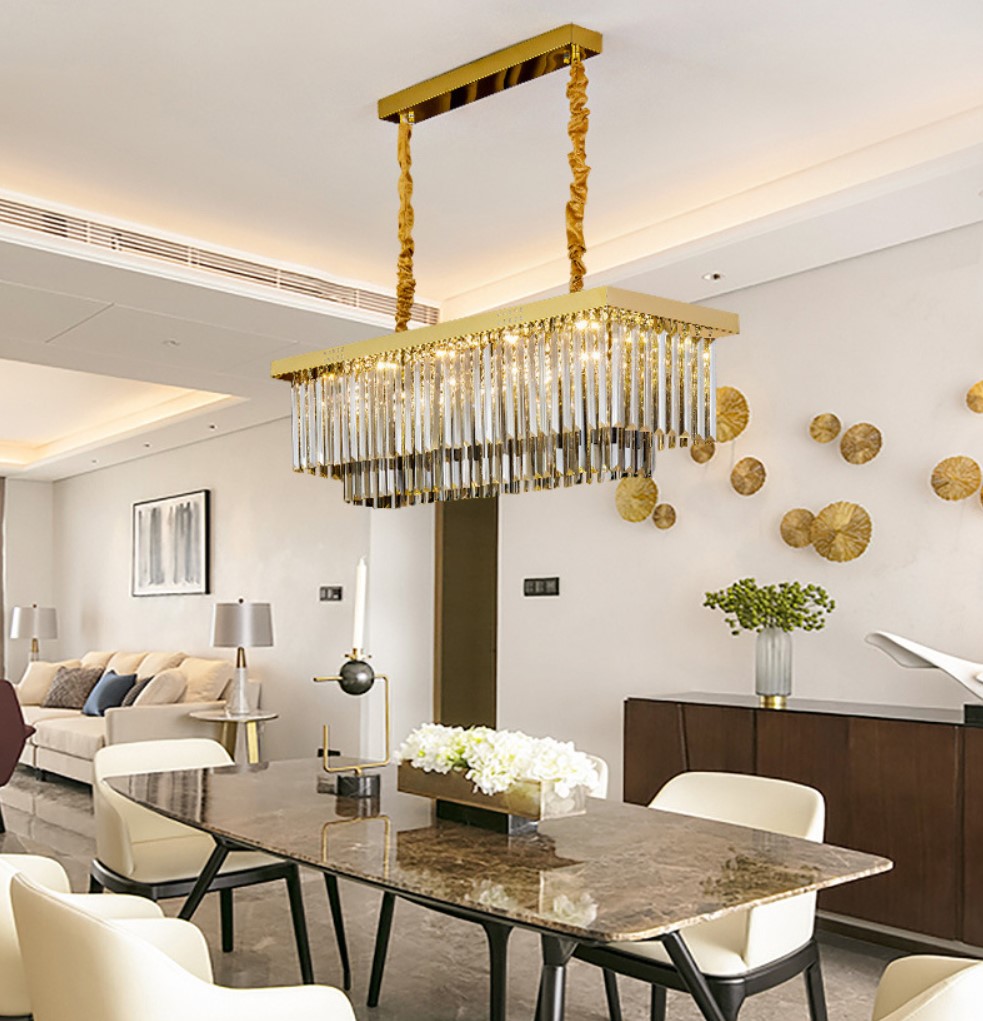 Đèn thả LUPIN pha lê cao cấp, sang trọng kiểu dáng hiện đại