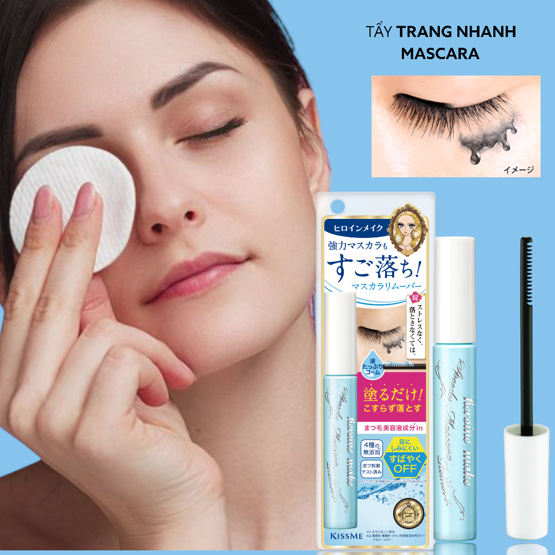 Masscara Tẩy Trang Lông Mi Kissme Heroine Make