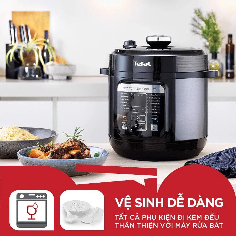 Hình ảnh Nồi áp suất điện Tefal CY601868 - 6L 1000W - Hàng chính hãng