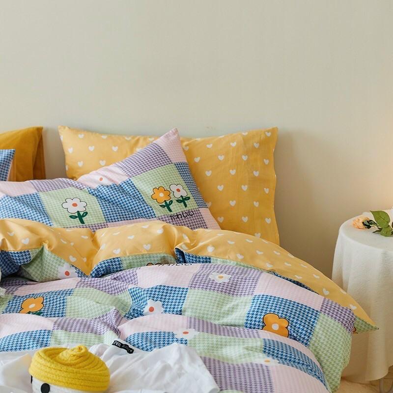 Set Cotton Living Hàng Nhập Khẩu Cao Cấp 4 Món Trong BST Hello Summer