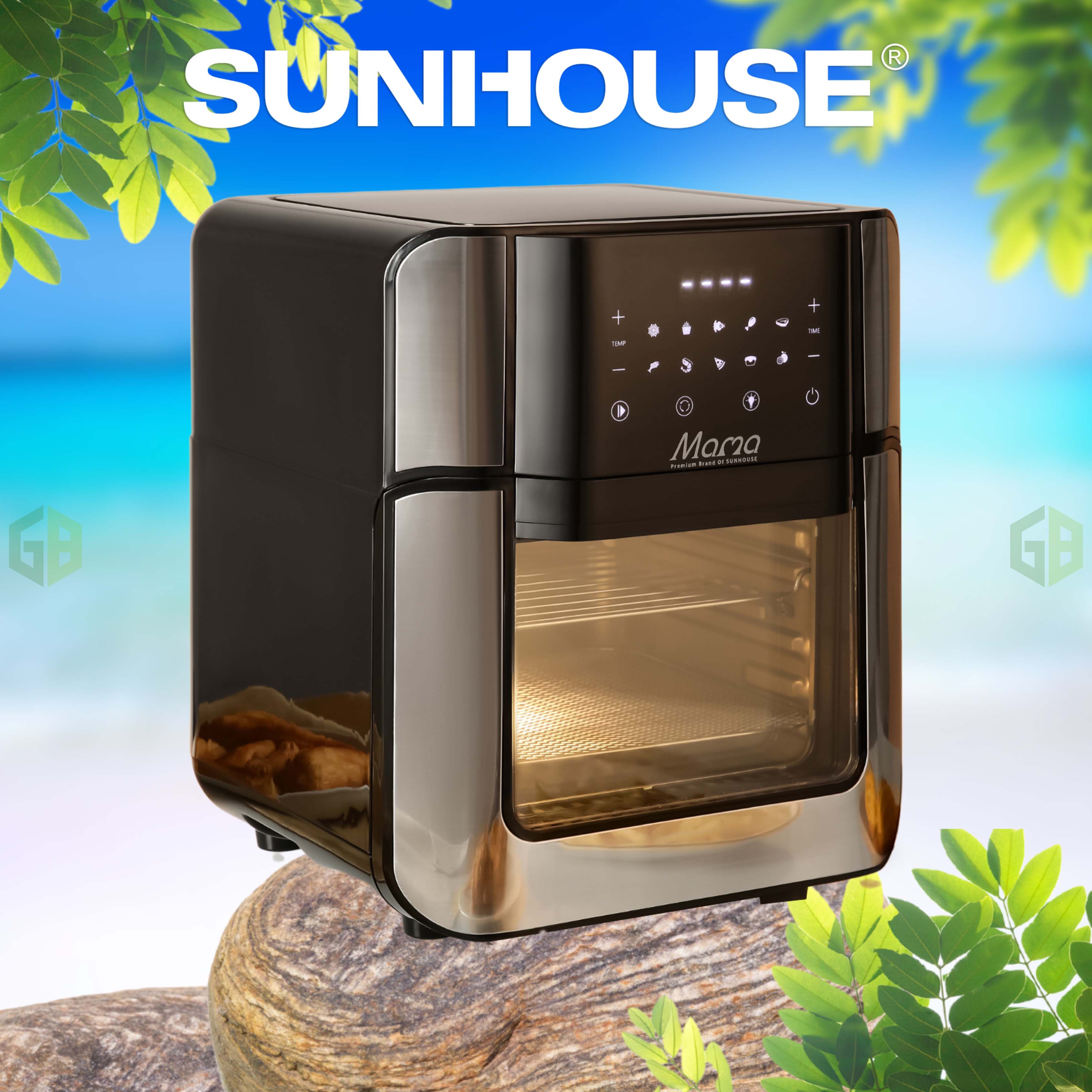 Nồi Chiên Không Dầu SUNHOUSE MAMA SHD4088 (15 Lít) - Hàng Chính Hãng