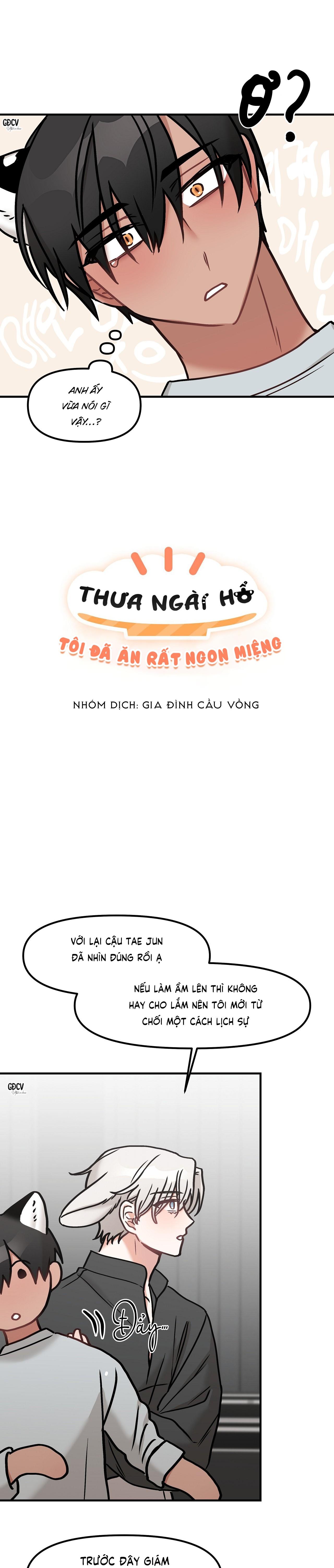 THƯA NGÀI HỔ, TÔI ĐÃ ĂN RẤT NGON MIỆNG chapter 16