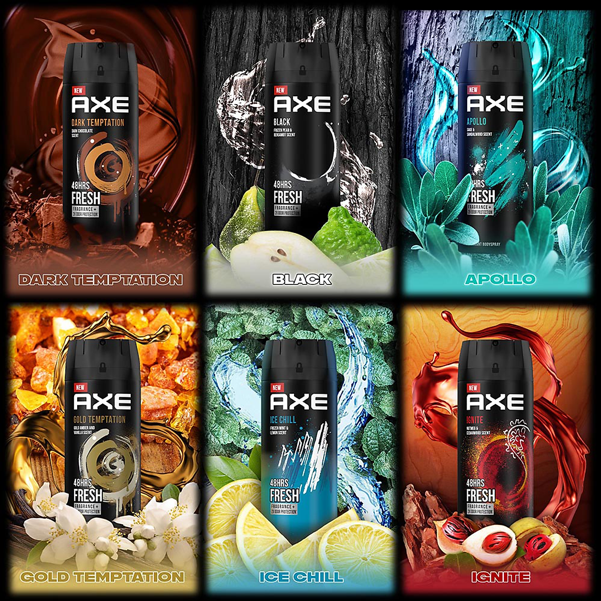 Xịt nước hoa toàn thân dành cho nam AXE Black