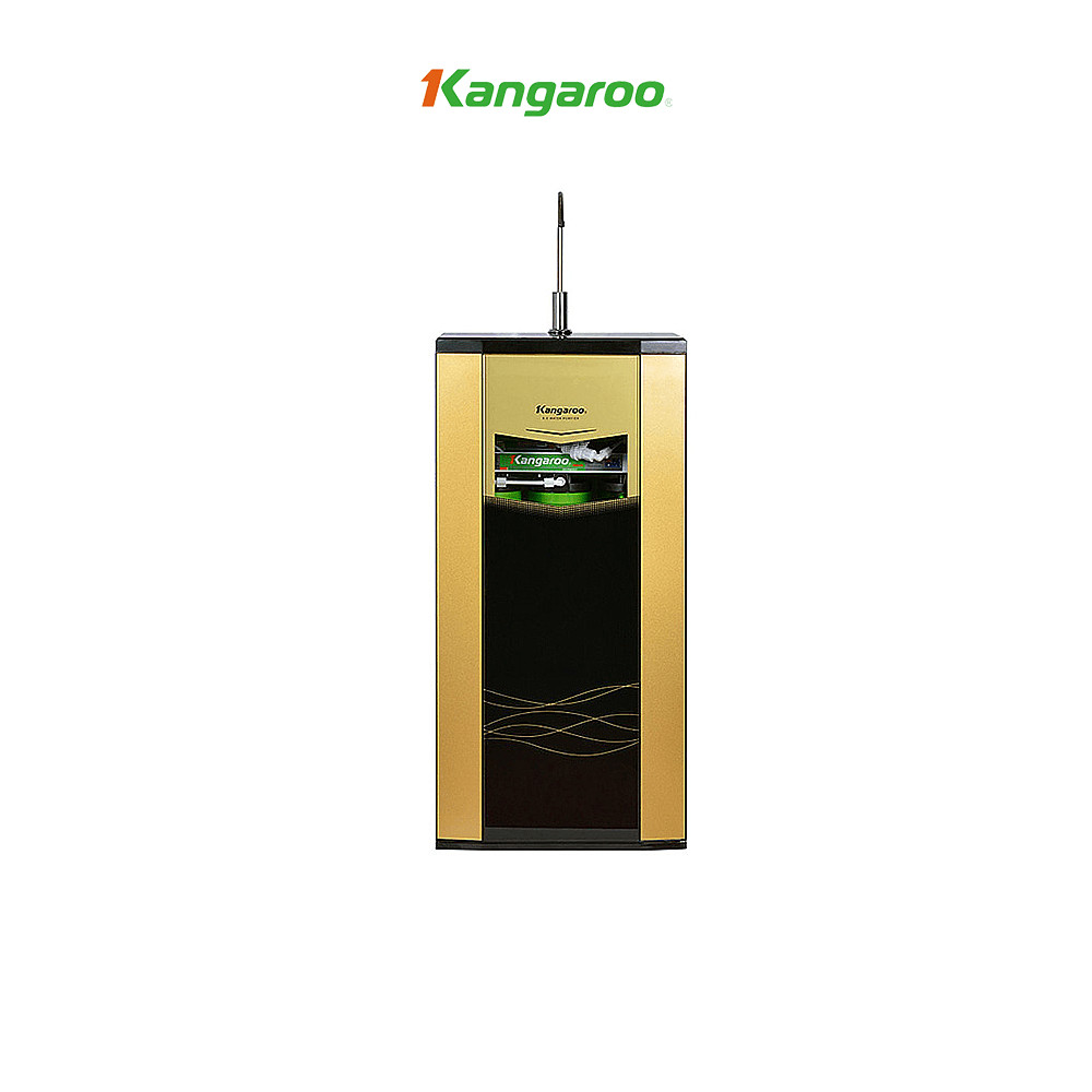 Thiết bị lọc nước Kangaroo RO, 9 lõi Omega model KG110A vỏ tủ VTU màu vàng (kèm carton) - Hang chính hãng