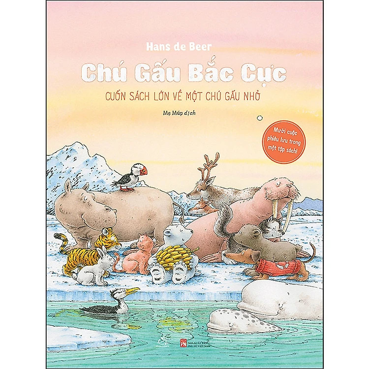 Sách tranh - Chú gấu Bắc cực - Cuốn sách lớn về một chú gấu nhỏ