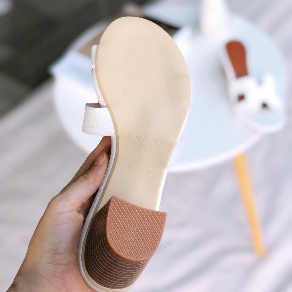 Guốc cao gót nữ 5cm quai chữ H - Guốc cao gót nữ gót vuông - Dép cao gót nữ thời trang cao cấp - Cotay_G179