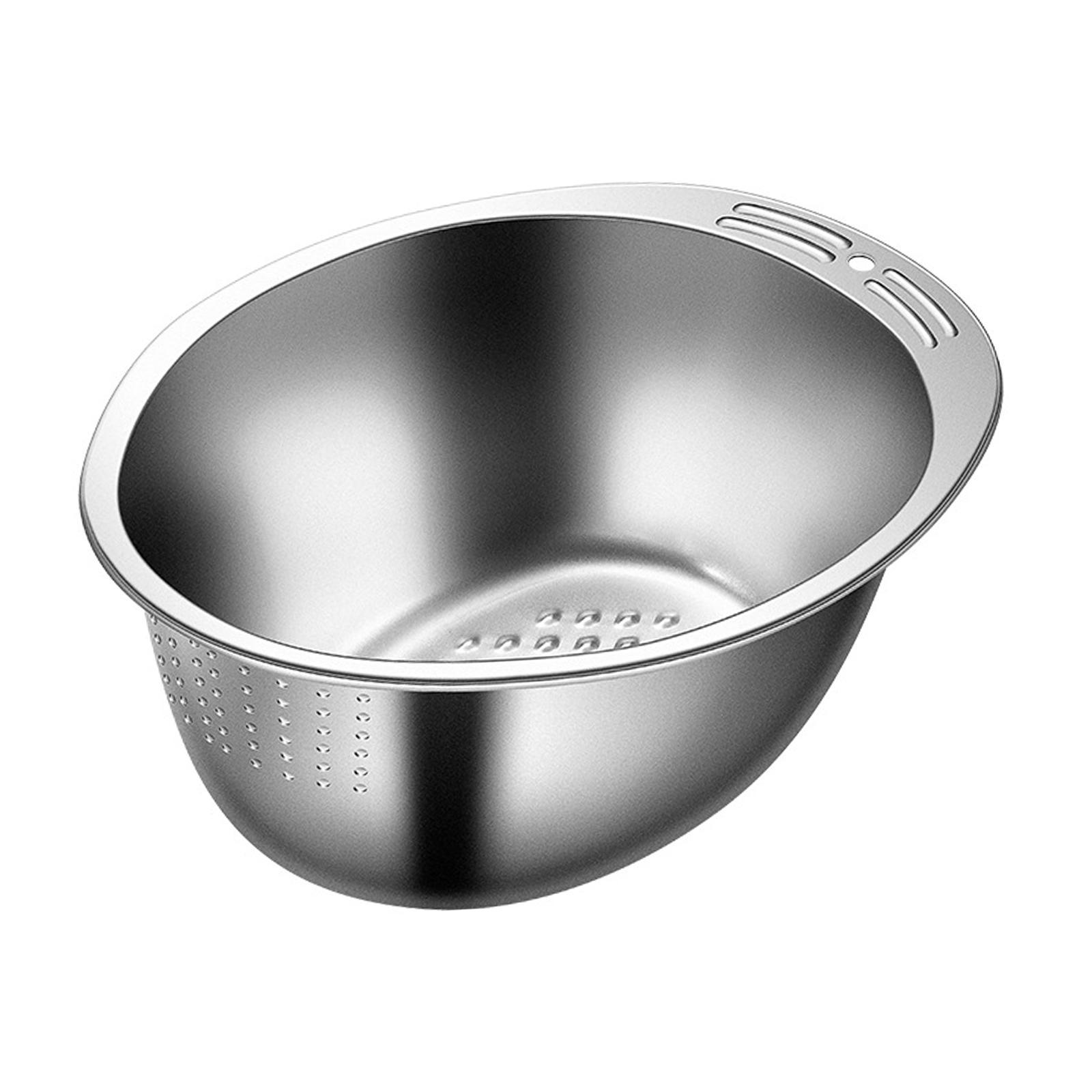 Kitchen Colander Strainer, Rice Strainer Basket , Food Cleaning Strainer
