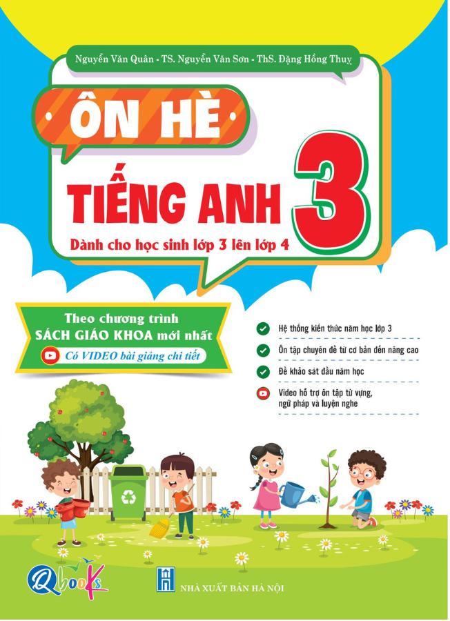 Ôn Hè Tiếng Anh 3 - Dành Cho Học Sinh Lớp 3 Lên Lớp 4
