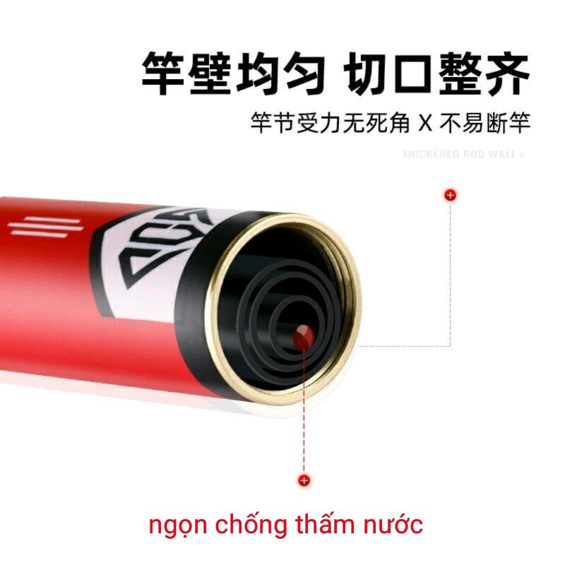 Cần câu tay Độc cô cửu kiếm 6H tặng nhẫn kèm 2 ngọn phụ