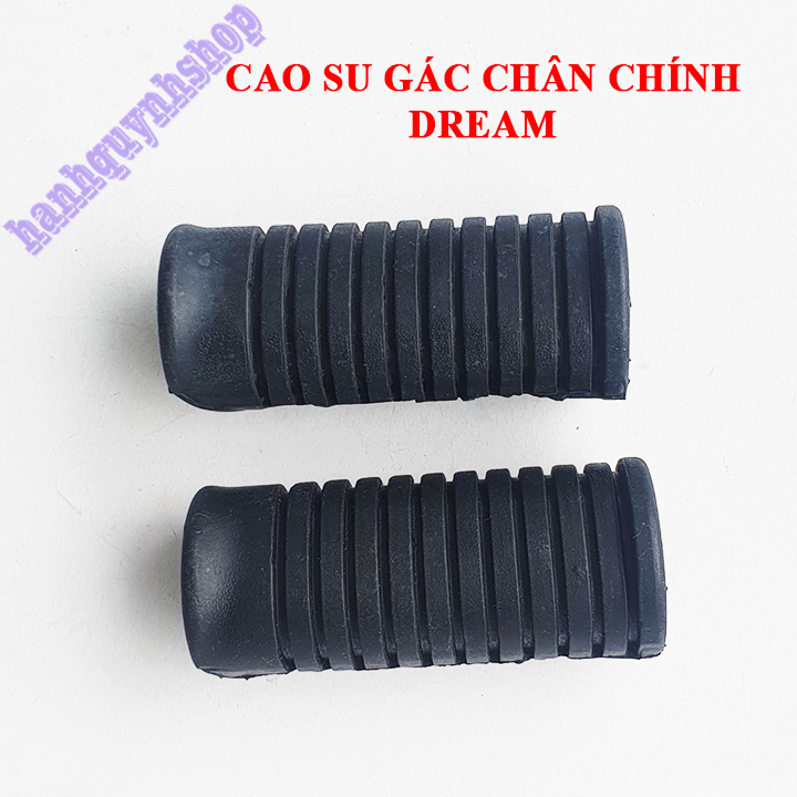 Bộ 2 cao su gác chân chính cho Dream loại đẹp màu đen