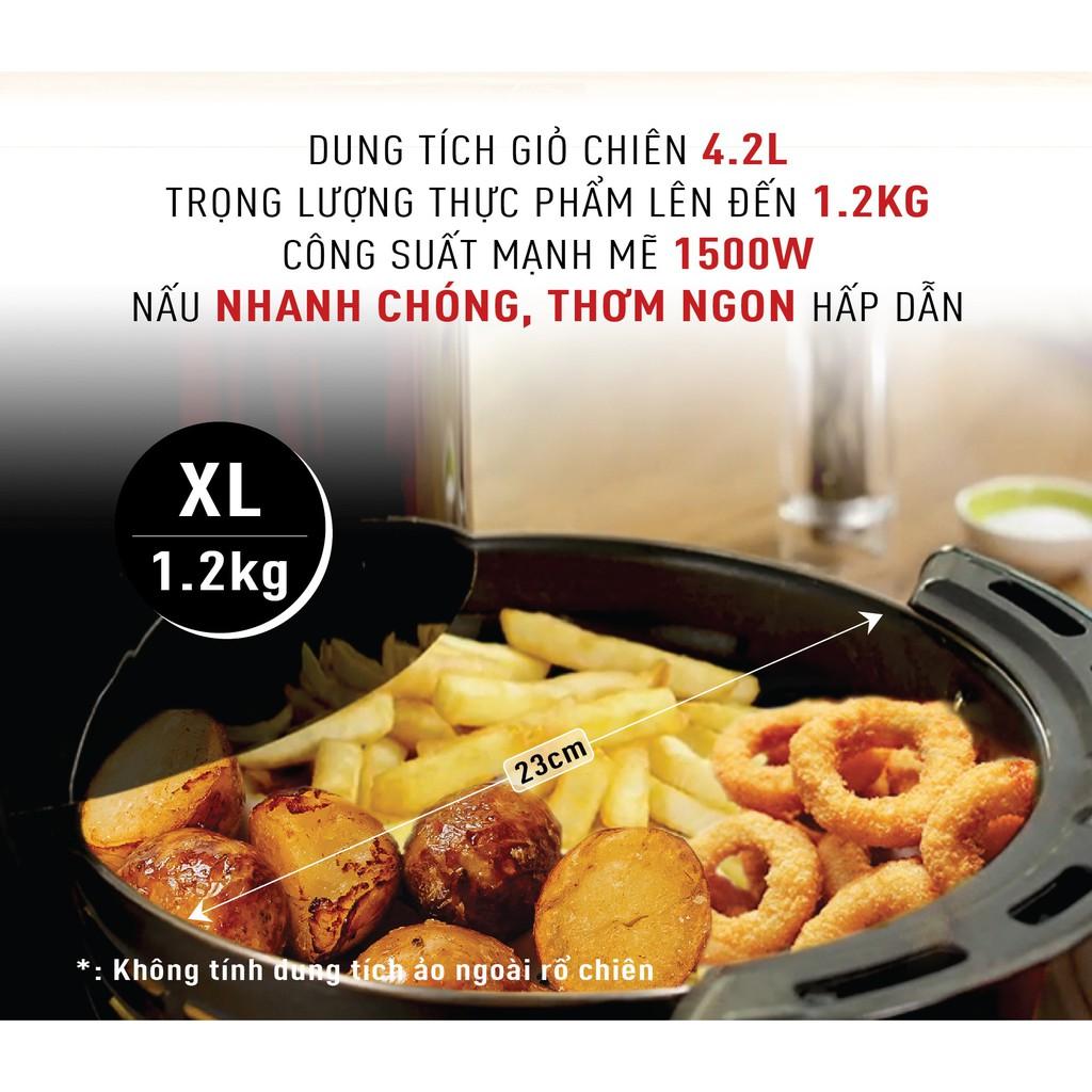 Nồi chiên không dầu cơ Tefal EY201815 giỏ chiên 4.2L - BH 2 năm - Hàng Chính Hãng