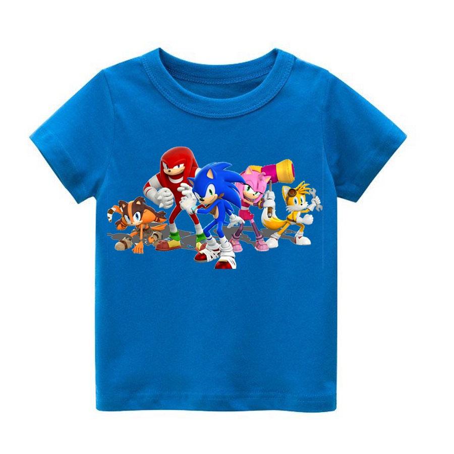 Áo thun trẻ em biệt đội sonic 4 Có size người lớn, King Cotton