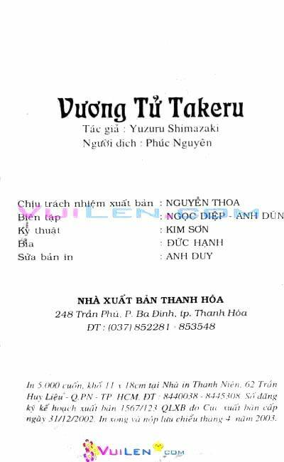 vương tử takeru chapter 7 162