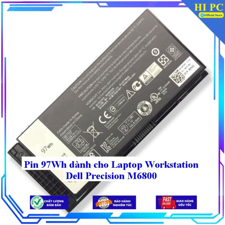 Pin 97Wh dành cho Laptop Workstation Dell Precision M6800 - Hàng Nhập Khẩu