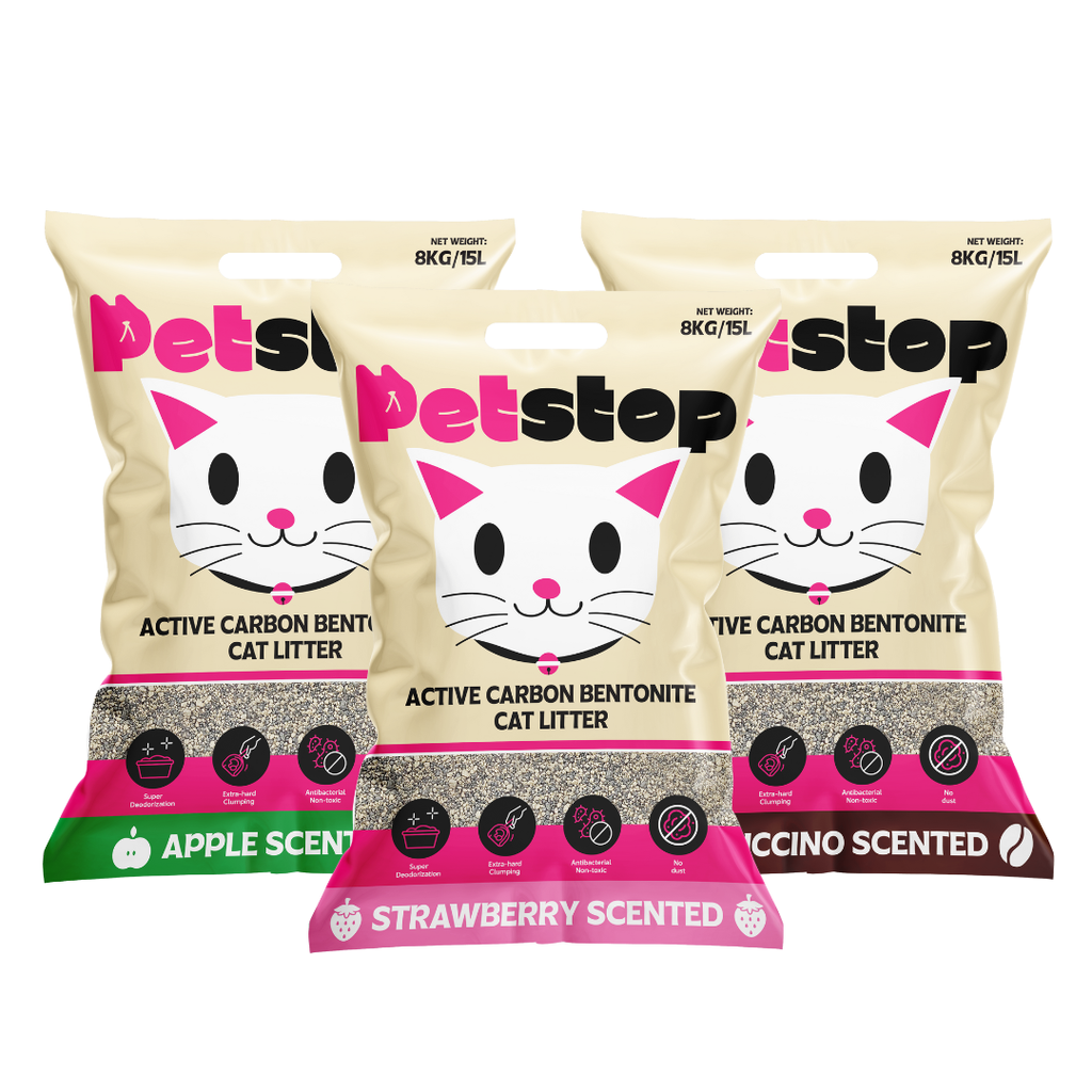 Chia sẻ    Cát đất sét cao cấp mix than hoạt tính Petstop túi 8L/4kg