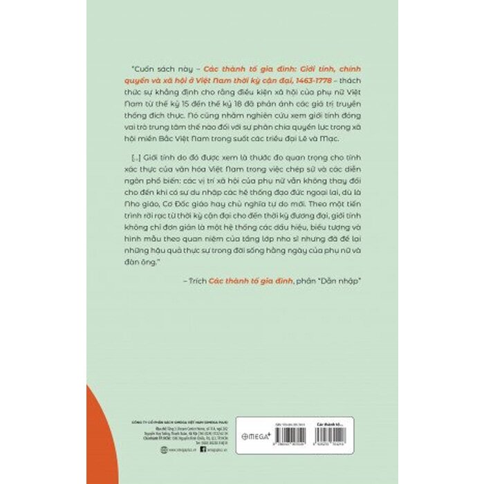 Các Thành Tố Gia Đình - Giới Tính, Chính Quyền Và Xã Hội Ở Việt Nam Thời Kỳ Cận Đại, 1463-1778