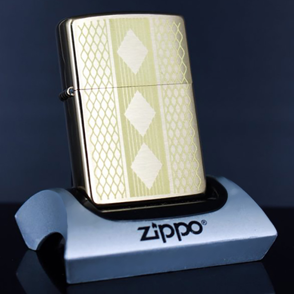 Bật Lửa Zippo 204b Diamond Grill Design Laser