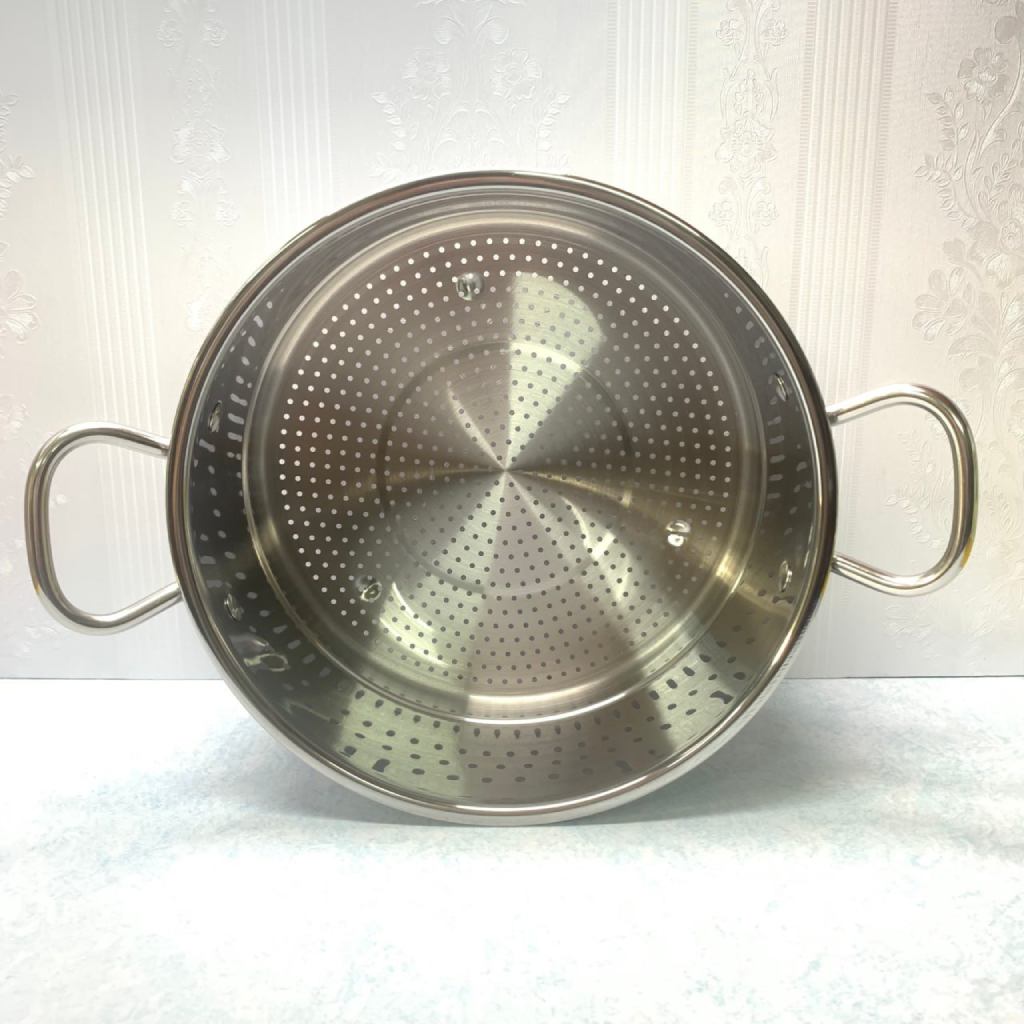 Bộ 2 nồi xửng Fivestar 28cm ST28 nắp kính - Hàng chính hãng