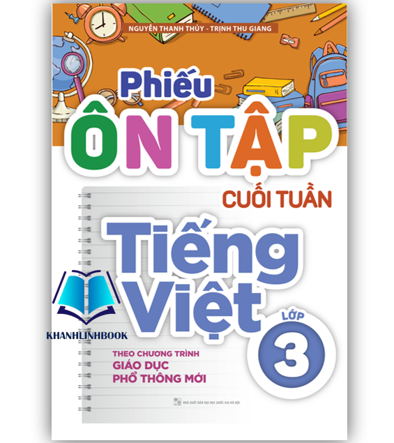 Sách - phiếu ôn tập cuối tuần tiếng việt 3