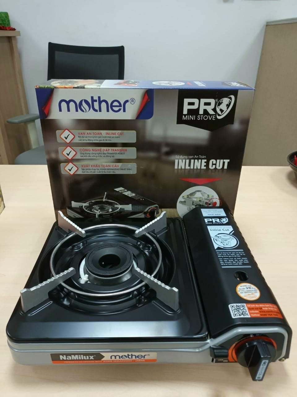 Bếp Gas Mini Namilux Pro Mother Na - PL 2111 PF - Hàng Chính Hãng