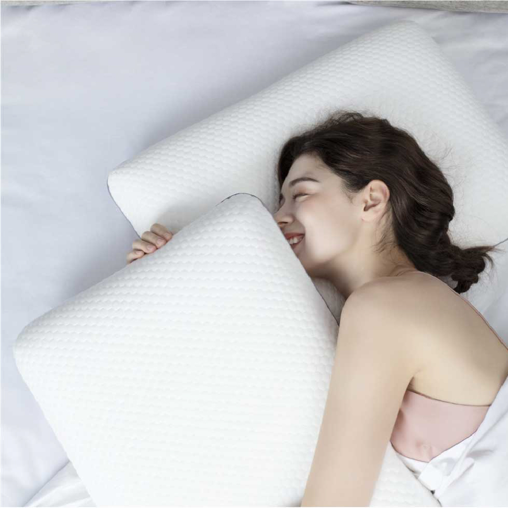 Gối Ngủ Memory Foam NOOZ Ruột Gối Cao Su Non Giúp Nâng Đỡ Đốt Sống Cổ Chống Đau Vai Gáy Ngủ Sâu Hỗ Trợ Chống Trào Ngược Phù Hợp Với Mọi Tư Thế Nằm Vỏ Gối Tencel