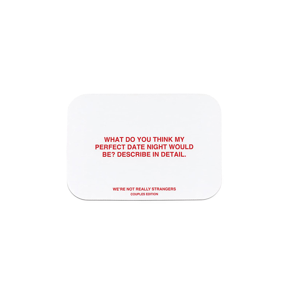 Bộ Thẻ Trò Chơi Board Game We're Are Not Really Strangers Phiên Bản Couple Editions