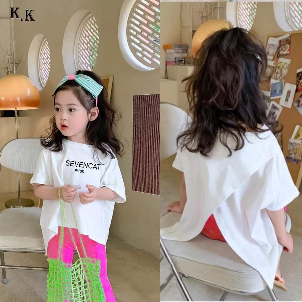 ̛̀ ̉ - Đồ bộ bé gái áo form rộng, quần ôm body, thun cotton - SockiMall