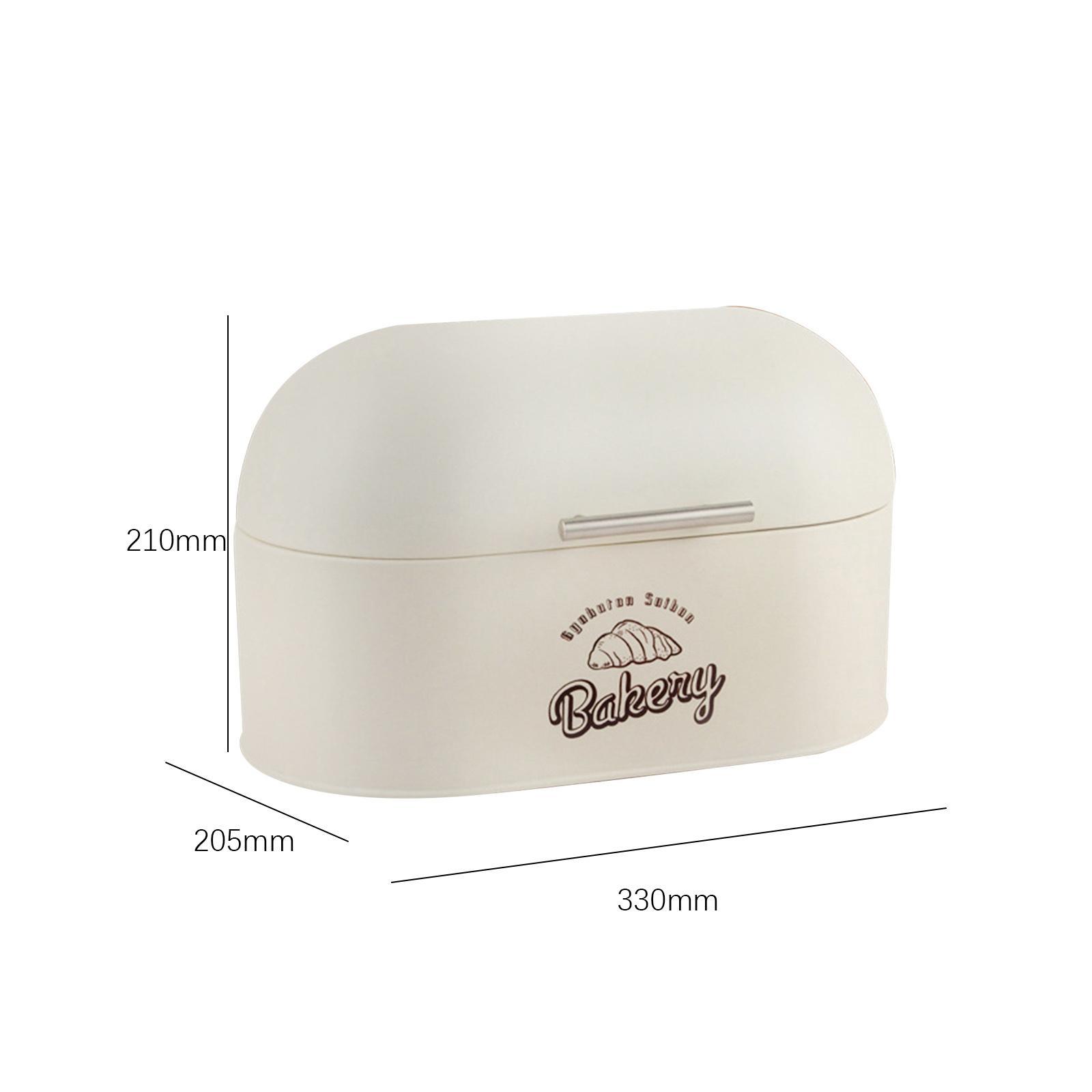 Metal Bread Box Bin Bread Storage Container Bin for Coffee Shop Cookies